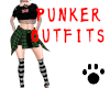 Punker Outfits Green