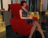 Bonnie red chair