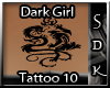 #SDK# Dark Girl Tattoo10
