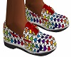 Rainbow Heart LoafersRed