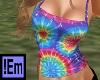 !Em TieDye1Crop Tank Top