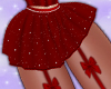 ∆ xmas red skirt