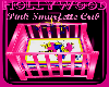 Pink smurfette crib