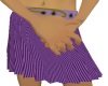 (DJ)Prpl Pinstrip Skirt