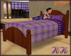 Purple/Green Pose Bed