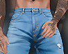 Blue Ripped Pants