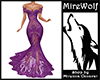 MW- Purple Lace Gown