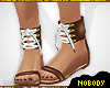 ! Laced Sandals Choco