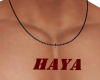 RED HAYA NECKLACE M