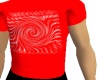 Red Spiral T Shirt