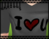 [Anx] I<3U Grey Tee