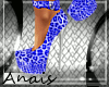 !A! Leopard Blue Heels