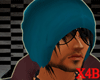 x4b blue cap+hair