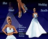 Blue Heart Wedding Dress