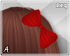 A| Red Hair Bow 2