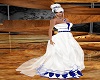 *Ney* Blue Rose Gown