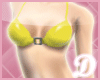 *D* PVC Bikini Yellow