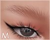 ☾ Soft brows red