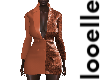 Copper Coat Dress