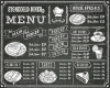 SC 50's Diner Menu Board