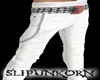 white punk pants