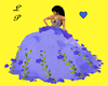 Blue Spring Ball Gown