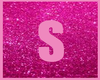 Pink Letter S