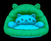 Cozy Cat Chair, Green