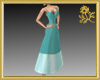 Aqua Primrose Gown
