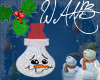 Snowman globe Ornament