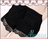 Aly! Lace Shorts Black
