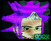 spiked clava purple y2k
