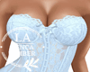 lacy ice blue dress