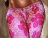 Pink Flowers Jeans Curvy