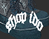 PUNK CHROME HEART BOOTS