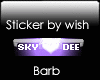 Vip Sticker SKY<3DEE