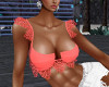 Summer Lace Coral Top