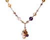 Stone & Diamond Necklace