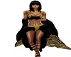 Cleopatra golden dress