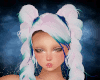 A/ Blue & White braids