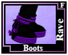 Purple Rave Paw Boots