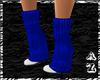 Blue Knit Boots