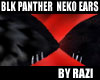 Blk Panther Neko Ears