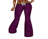 Purple Belted Jeans