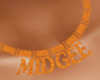 Orange Midgee Chain