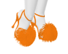 Q- OSTRICH HEELS - ORANG