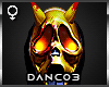 F Ghost face gold
