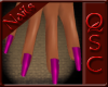 ~QSC~Dark Pink Nails