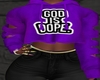 GODisDope PurpleHoodie