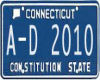 TJ- Connecticut AD plate